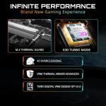 GIGABYTE B850M Gaming X WIFI6E AMD AM5 LGA 1718 Motherboard, mATX, DDR5, 2X M.2, PCIe 5.0, USB-C, WIFI6E, 2.5GbE LAN, EZ-Latch, 5-Year Warranty