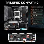 GIGABYTE B850M Gaming X WIFI6E AMD AM5 LGA 1718 Motherboard, mATX, DDR5, 2X M.2, PCIe 5.0, USB-C, WIFI6E, 2.5GbE LAN, EZ-Latch, 5-Year Warranty