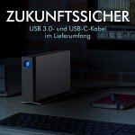 LaCie d2 Professional 10TB USB-C External Hard Drive