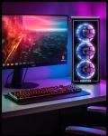 BEASTCOM Q5 | Gaming PC Set Bundle | AMD Ryzen 9 5900X 12X 4,80 GHz 24 Threads, NVIDIA RTX 5070 12GB, 32GB RAM, 1TB NVMe SSD, Monitor LED 27" + RGB Tastatur + Maus + Mauspad, HDMI, WLAN, Win 11