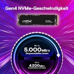 Crucial P3 Plus 1TB NVMe SSD - 5000MB/s