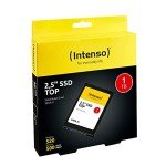 Intenso Interne 2,5" SSD SATA III Top, 1 TB, 550 MB/Sekunden, Schwarz, Festkörper-Laufwerk
