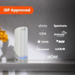 ARRIS (S33) - Cable Modem - Fast DOCSIS 3.1 Multi-Gigabit WiFi For Comcast Xfinity, Cox, Spectrum & More 1 & 2.5 Gbps Ports 2.5 Gbps Max Internet Speeds 4 OFDM Channels 2 Year Warranty
