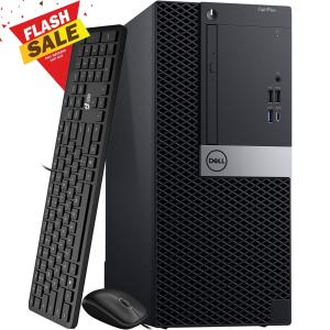 Dell Desktop Tower Computer PC intel i5-7500 32GB Ram 2TB SSD 2TB HDD Windows 11