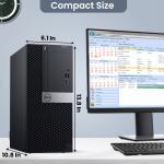 Dell Desktop Tower Computer PC intel i5-7500 32GB Ram 2TB SSD 2TB HDD Windows 11