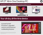 HP 27" FHD Touchscreen Business All-in-One Desktop Computer, with Lifetime Office Pro, Intel 12-core Ultra 7 155U (Beats i7-1355U), 64 GB DDR5 RAM, 2 TB SSD, Wired KB & Mouse, Wi-Fi 6, Windows 11 Pro