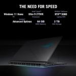 ASUS ROG Strix G18 Gaming Laptop, Intel 24-Core Ultra 9 275HX, NVIDIA GeForce RTX 5080, 18" 2.5K 240Hz ROG Display, 64 GB DDR5 RAM, 2 TB SSD, Backlit, Microsoft Office Lifetime License, Windows 11 Pro