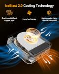 GEEKOM A8 Mini PC with AMD Ryzen 7 8745HS, 32GB DDR5 5600MHz 1TB PCIe 4.0 NVMe SSD, Windows 11 Pro Desktop Computer for Home&Business, Radeon 780M, USB4, 8K UHD, 4 Display | WiFi 6E, BT5.2, 2.5G LAN