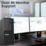 Lenovo Tower Desktop PC Intel i5-8500 64GB Ram 2TB SSD Built-in Wi-Fi Windows 11