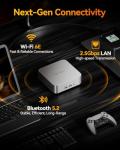 GEEKOM A8 Mini PC with AMD Ryzen 7 8745HS, 32GB DDR5 5600MHz 1TB PCIe 4.0 NVMe SSD, Windows 11 Pro Desktop Computer for Home&Business, Radeon 780M, USB4, 8K UHD, 4 Display | WiFi 6E, BT5.2, 2.5G LAN
