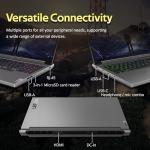 Lenovo Legion 5 16" WQXGA 165Hz Gaming Laptop, Intel i9-14900HX, 64GB DDR5, 2TB SSD, ‎NVIDIA GeForce RTX 4060 8GB GDDR6, 4-Zone RGB Backlit Keyboard, Win 11, Gray, 256GB Docking Station Set