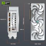 GIGABYTE GeForce RTX 5080 AERO OC SFF 16G Graphics Card, WINDFORCE Cooling System, 16GB 256-bit GDDR7, GV-N5080AERO OC-16GD Video Card