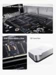 MINISFORUM Mini PC AI X1 Pro AMD Ryzen AI 9 HX370(12 Cores/24 Threads, up to 5.1GHz)&AMD Radeon 890M Mini Gaming Computer,32GB DDR5 1TB PCIe 4.0 SSD, 8K Quad Display,Dual 2.5 LAN/WiFi 7/BT5.4/Oculink