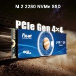 Fikwot FX991 M.2 SSD 1TB NVMe SSD M2 2280 PCIe Gen 4x4, Read Up to 7100MB/s, Internal Solid State Drive for PS5 Laptop Desktop 3D QLC NAND