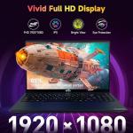 NIMO 15.6-FHD-Student-Laptop, 32GB RAM 1TB SSD AMD Ryzen 5 3500U Processor Fast Charging Fingerprint Backlit Keyboard Win 11 Stylish Practical Laptop for Work Study Life, 2 Years Warranty