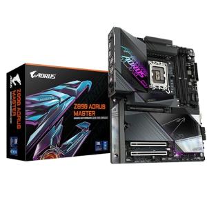 GIGABYTE Z890 AORUS Master Motherboard - Supports Intel Core Ultra (Series 2) CPUs, 18+1+2 Phases VRM, up to 9500MHz DDR5 (OC), 2xPCIe 5.0 + 3xPCIe 4.0, Wi-Fi 7, 10GbE LAN, Thunderbolt 4