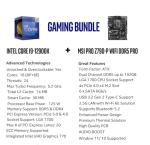 INLAND Micro Center CPU Motherboard Intel Core i9-12900K 16 Cores up to 5.2 GHz Unlocked LGA 1700 Desktop Processor with Integrated Graphics Plus MSI PRO Z790-P WiFi DDR5 ProSeries Motherboard
