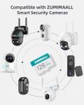 ZUMIMALL 128GB SD Card - 4 PCS Perfect Storage Solution for Security Cameras | Reliable and High Capacity Memory Card… New