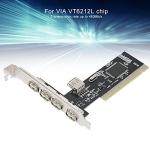 Yctze HighSpeed PCI Expansion Card with 4 USB2.0 Ports, Universal Converter Adapter for PC and Compatible with 95, Ideal for Desktops and Peripherals