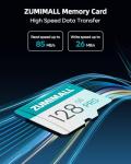 ZUMIMALL 128GB SD Card - 4 PCS Perfect Storage Solution for Security Cameras | Reliable and High Capacity Memory Card… New
