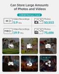 ZUMIMALL 128GB SD Card - 4 PCS Perfect Storage Solution for Security Cameras | Reliable and High Capacity Memory Card… New