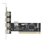 Yctze HighSpeed PCI Expansion Card with 4 USB2.0 Ports, Universal Converter Adapter for PC and Compatible with 95, Ideal for Desktops and Peripherals