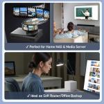 Beelink ME Mini N150 NAS Mini PC, 12GB LPDDR5, 64GB eMMC + 2TB SSD, 6X M.2 Slots (24TB Max), Dual 2.5G LAN, Wi-Fi 6/BT5.2, Compact Home/Office Network Storage Solution