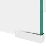 vidaXL TV Stand/Monitor Riser-Modern Clear Glass Desktop Display Shelf-Easy Clean, Multimedia Device Storage Solution-27.6"x11.8"x5.1"