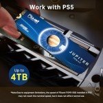 Fikwot FX991 M.2 SSD 1TB NVMe SSD M2 2280 PCIe Gen 4x4, Read Up to 7100MB/s, Internal Solid State Drive for PS5 Laptop Desktop 3D QLC NAND