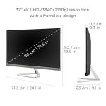 ViewSonic VX3276 32-Inch 4K Ultra HD Monitor
