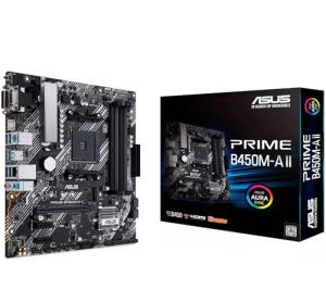 ASUS Prime B450M-A II Micro ATX Motherboard