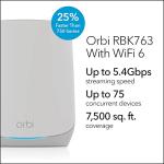 Netgear Orbi AX5400 Tri-band WiFi 6 System