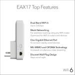NETGEAR WiFi 6 Mesh Range Extender EAX17