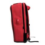 Zion Cases Slab Case Backpack with Slab Case 2GO Graded Card Case; Fits PSA, BGS, HGA, SGC, and CSG Graded Card Slabs; Ideal Travel Storage Solution; (Red)