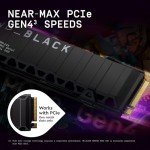 WD_BLACK SN850X 1TB NVMe SSD with Heatsink