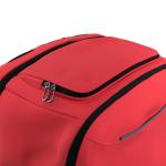 Zion Cases Slab Case Backpack with Slab Case 2GO Graded Card Case; Fits PSA, BGS, HGA, SGC, and CSG Graded Card Slabs; Ideal Travel Storage Solution; (Red)