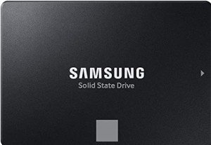 Samsung 870 EVO SATA III 2,5 Zoll SSD, 1 TB, 560 MB/s Lesen, 530 MB/s Schreiben, Interne SSD, Festplatte für schnelle Datenübertragung, MZ-77E1T0B/EU
