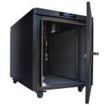 Sysracks 15U Soundproof Server Cabinet – Quiet, Heavy-Duty Locking Network Gear for Home & Office, Noise Reducing Vented Server Cabinet Cooling Storage for Networking, Server and IT Equipment
