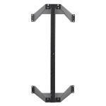 NavePoint 12U Pivoting Wall Mount Server Rack - Heavy Duty 19 Inch Equipment Open Frame - 12U Network Rack for AV & IT Gear, 18-Inch Depth, Black