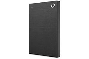 Seagate Backup Plus Slim STHN2000400 2 TB Portable Hard Drive - External - Black
