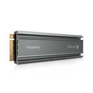 fanxiang M.2 SSD - 1TB SSD Up to 5000MB/s, NVMe SSD 1TB with Heatsink, PCIe Gen4x4 2280, 3D NAND TLC Dynamic SLC Cache, 1TB M2 SSD Internal Solid State Drives for PS5 Laptop Desktop PC