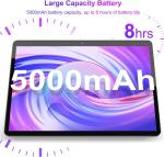 SGIN 10.1" Android 13 Tablet with 128GB Storage