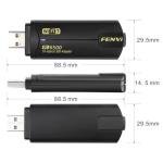 WiFi 7 USB Network Adapter for Gaming 6500Mbps
