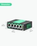 LINOVISION 5-Port Gigabit Solar POE Switch