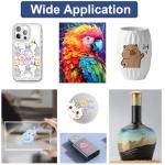 A3 UV Printer Machine with Computer,XP600 Flatbed Printer with Bottle Holder for Glass Cups Phone Case Wood Acrylic Golf Balls