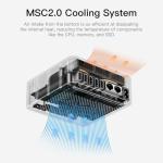 Beelink Ai Mini PC EQR6 6900HX AMD Ryzen 9 Processor(8C/16T, up to 4.9GHz), Micro Computer 24GB DDR5 1TB SSD Radeon 680M Graphics, Mini Computers Dual HDMI/4K 60Hz/WiFi6/BT5.2 Home/Office/HTPC