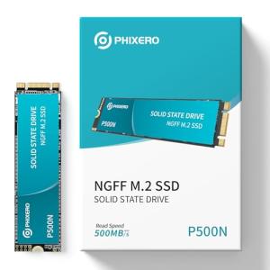 PHIXERO High-Performance M.2 NGFF SSD 500MB/S 256GB– Compact, Fast, and Powerful Storage Solution for Laptops and Desktops