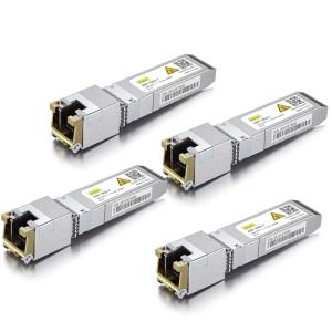 10Gtek SFP+ to RJ45 Copper Transceiver - Pack of 4