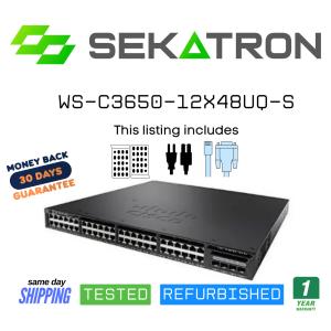 Cisco WS-C3650 48 Port mGig Switch