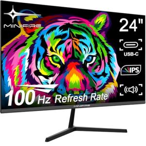 Minifire 24" USB-C FHD 100Hz Monitor with Speakers